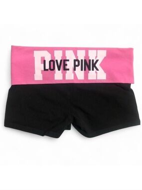 Y2K VS Pink Foldover Shorts
